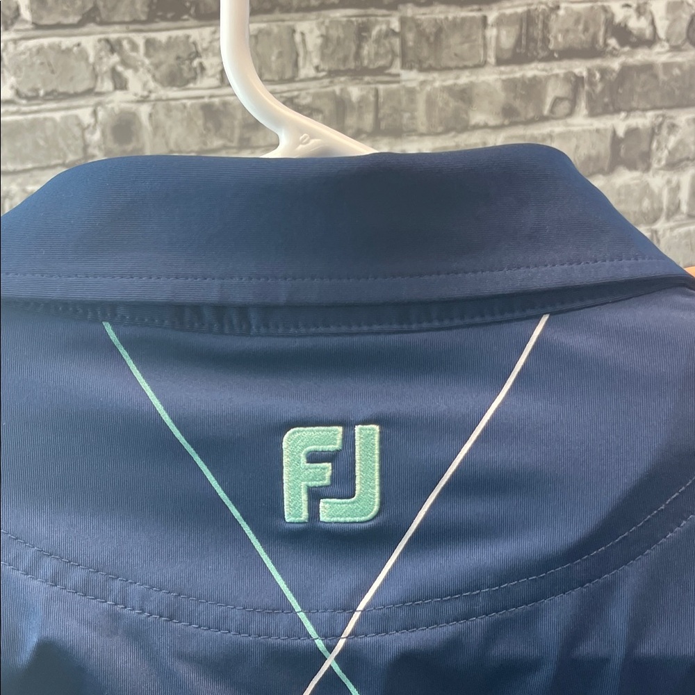 FootJoy Blue Polo with Logo‎